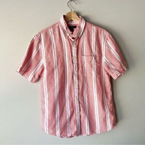 Banana Republic Striped Button-Up Shirt